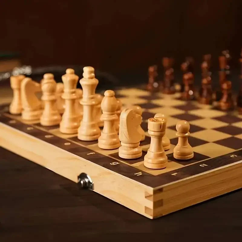 Ajedrez Plegable 24 cm – Juego de Estrategia Educativo para Niños y Adultos | Tablero Portátil