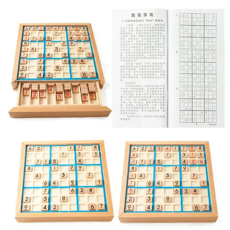 Tablero Sudoku Infantil Educativo – Juego de Lógica para Niños