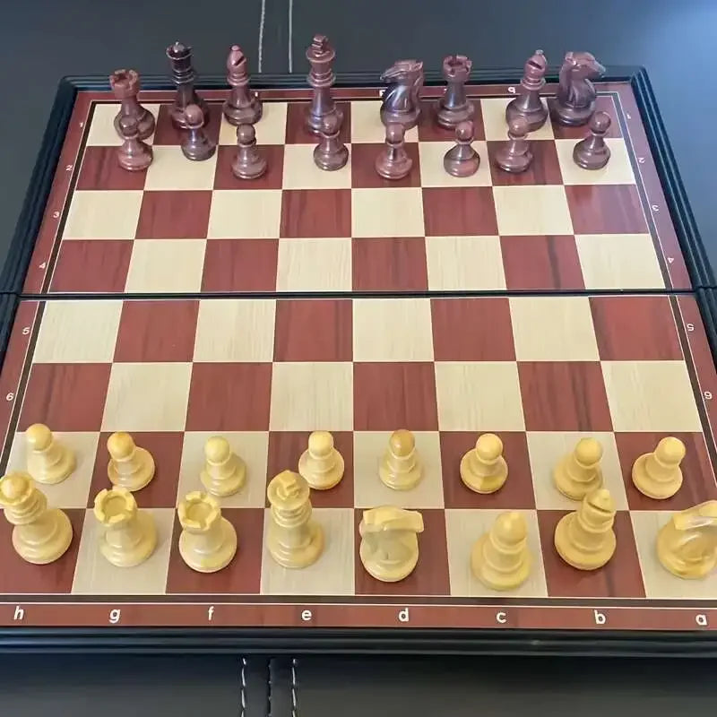 Ajedrez Plegable 24 cm – Juego de Estrategia Educativo para Niños y Adultos | Tablero Portátil