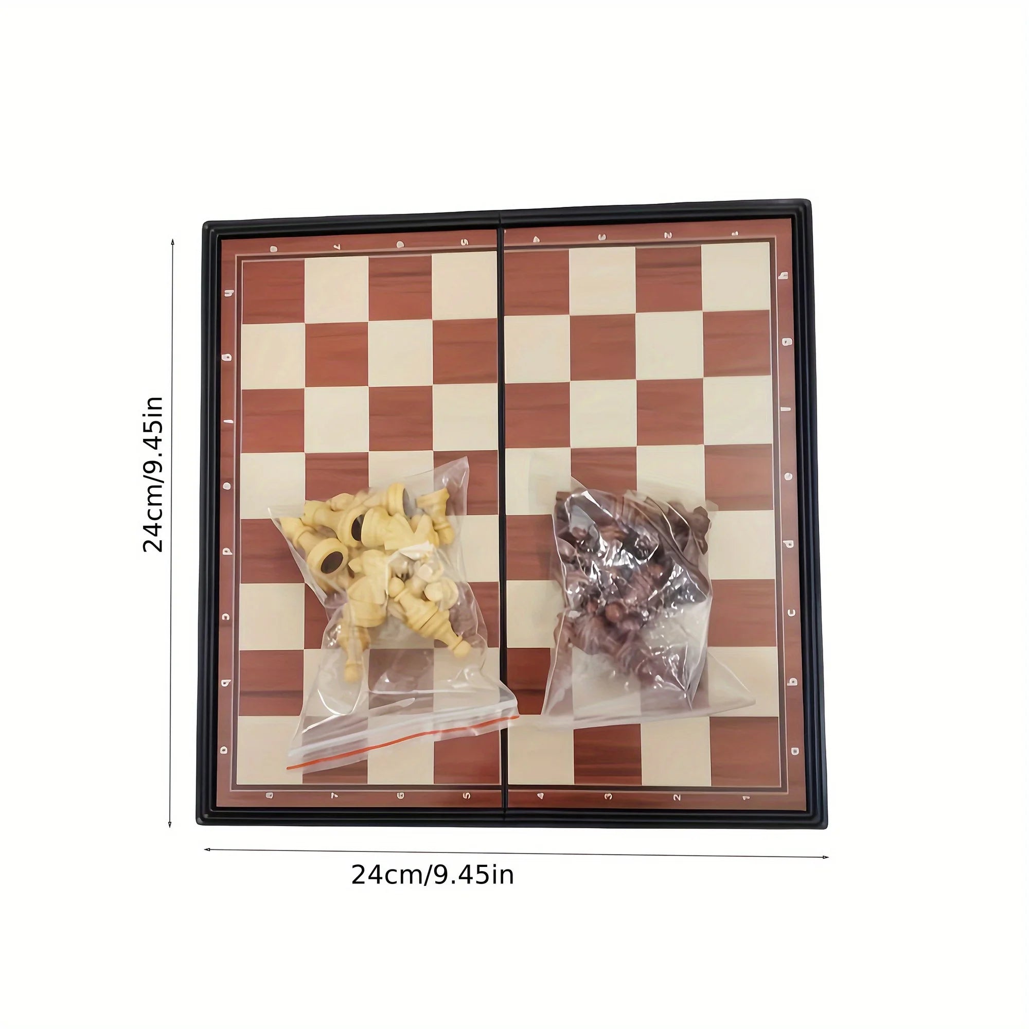 Ajedrez Plegable 24 cm – Juego de Estrategia Educativo para Niños y Adultos | Tablero Portátil